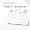 Monthly Budget Template Spreadsheet - Personal Finances