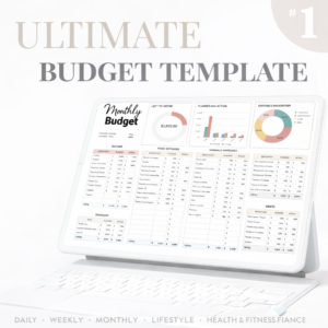 Monthly Budget Template Spreadsheet - Personal Finances