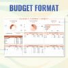 FREE - Budget Format Template - Google Sheets